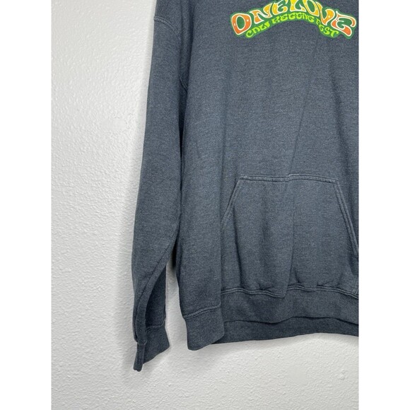 One Love Cali Reggae Fest Hoodie Mens L 2019 Festival Sublime Dirty Heads Rasta - Picture 5 of 16